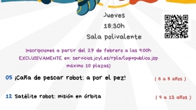 Talleres de robótica en la Biblioteca Pública de Castilla y León