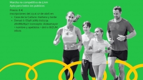 Marcha contra el cáncer en Aldeamayor de San Martín