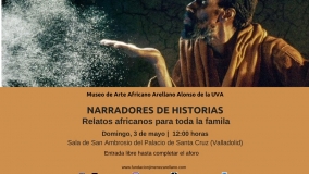 Narradores de historias en el Museo de Arte Africano Arellano Alonso