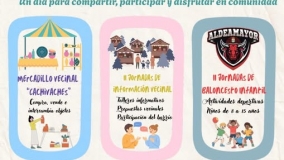 "Mercado cachivaches" en Aldeamayor de San Martín