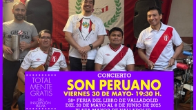 "Son Peruano" en la Feria del Libro de Valladolid