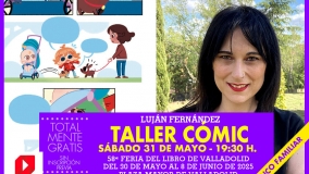 Taller Cómic con Luján Fernández en la Feria del Libro de Valladolid