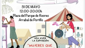 Mercadillo "Mujeres creativas y creadoras" en Portillo