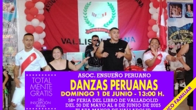 Danzas Peruanas en la Feria del Libro de Valladolid
