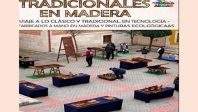 Juegos tradicionales en madera en Mucientes