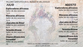 Talleres "Verano en el Museo" en el Museo de Valladolid
