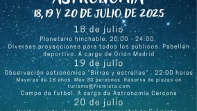 Jornadas de Astronomía en Frómista
