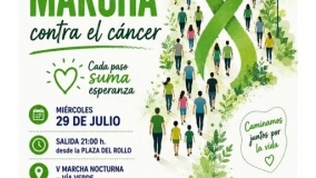 "En marcha contra el cáncer" en Villalón de Campos
