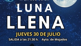 Paseo a la luz de la luna llena en Mojados