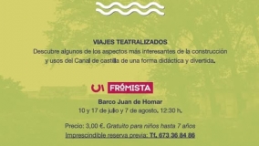 "Más Canal" viaje teatralizado en el Canal de Castilla