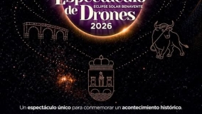 Espectáculo de drones en Benavente