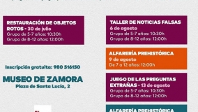 Actividades en el Museo de Zamora