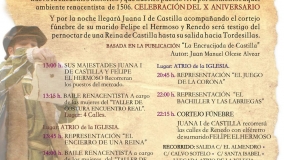 Recreación Histórica "El Encuentro Real y el Cortejo Funebre" en Renedo de Esgueva