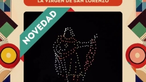 Espectáculo de drones Feria y Fiestas de la Virgen de San Lorenzo 2025
