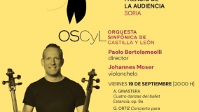 Johannes Moser con la OSCyL en el C.C. Palacio de la Audiencia
