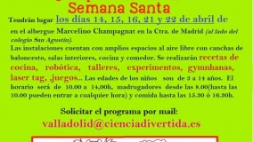 Campamento "Semana Santa con Ciencia Divertida"
