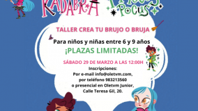 Actividad infantil "Anna Kadabra y Marcus Pocus" en Oletvm