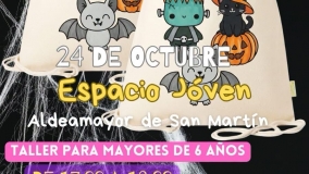 Taller "Mochila terrorífica" en Aldeamayor de San Martín