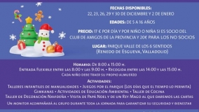 Campamentos de Navidad en el Valle de los 6 Sentidos 