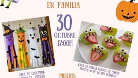 Taller de Halloween en familia en la Escuela Infantil Trompita