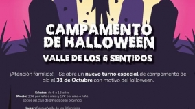 Campamento de Halloween en el Valle de los 6 Sentidos 