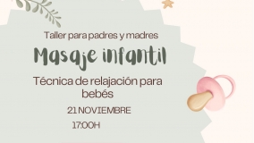 Taller "Masajeinfantil" en la Escuela Infantil Trompita