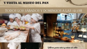 Talleres infantiles de panadería y las visitas al Museo del Pan