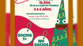 Taller de decoración navideña en Santos Pilarica