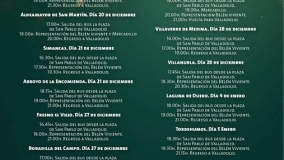 Autobuses para visitar los Belenes Vivientes en la Provincia de Valladolid 2025-26