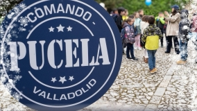 "Comando Pucela" en la Cúpula del Milenio