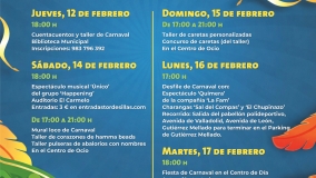 Carnaval 2026 en Tordesillas