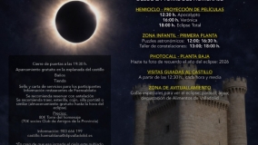 Eclipse Solar en el Castillo de Fuensaldaña