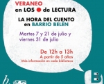 "La hora del cuento" en Barrio Belén