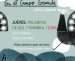 "Palabras de sol y sombra" en la Biblioteca del Campo Grande