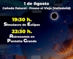 Simulacro del eclipse y Astronomía en Fresno el Viejo