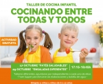 Taller "Cocinando entre todas y todos" en el Centro Municipal de Igualdad