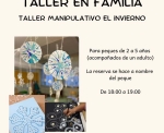 Taller en familia "Taller manipulativo El invierno" en La Marmota