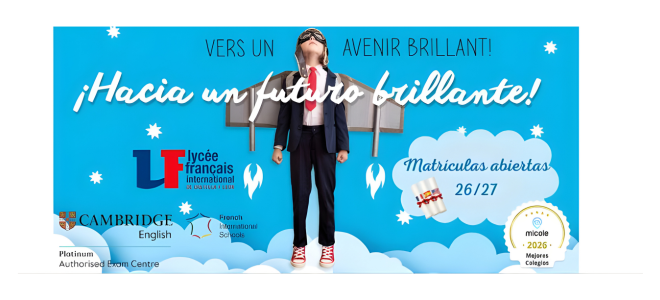 Colegio Liceo Francés. Matrículas abiertas 2026/2027.